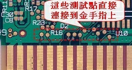 PCB測試點(diǎn)金手指