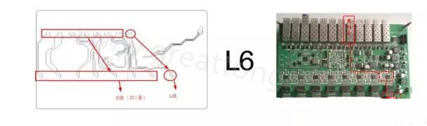 根據(jù)客戶端提供的信息，確認(rèn)為L(zhǎng)6層光口8與芯片8之間的兩條差分阻抗線調(diào)試不通-深圳宏力捷