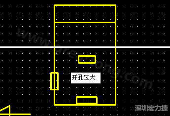 PCB設(shè)計時后焊元件焊盤開孔過大容易使焊錫流進插座造成短路。