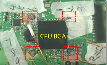 BGA錫裂，使用應(yīng)變片(Strain Gauge)量測(cè)電路板到底哪個(gè)環(huán)節(jié)產(chǎn)生較大變形量