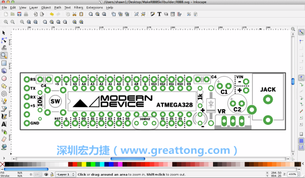 既然你有一個以電路板為背景的清晰影像了，使用向量工具將要絲印的圖像畫在上面吧，下面有一個例子。